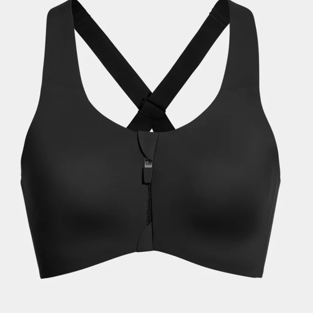 Knix Black catalyst  Zip-Front Sports Bra 7